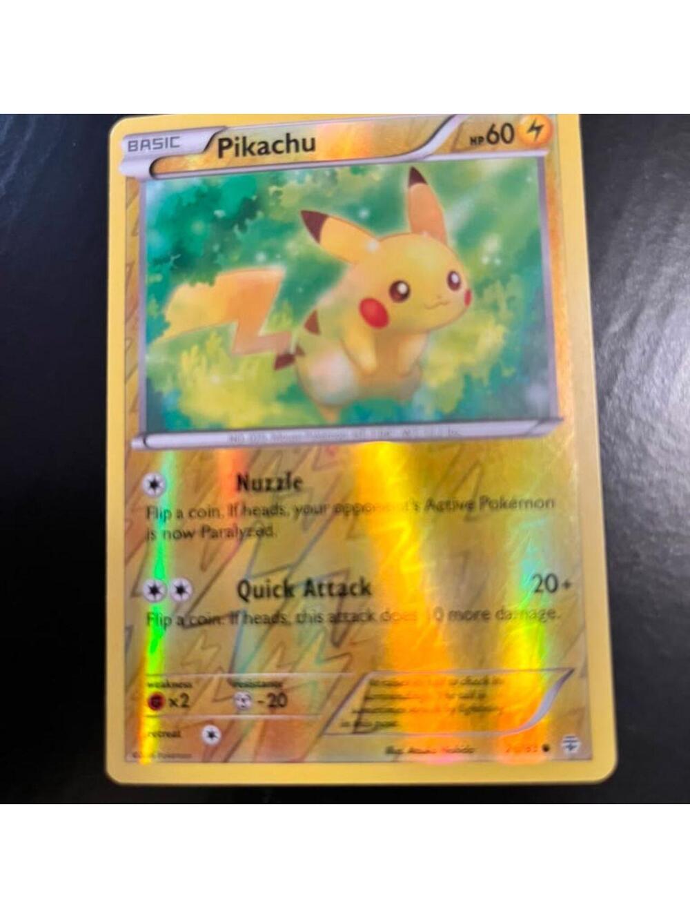 Pikachu 26/83 Holo Rare Generations 2016 Radiant Collection Pikachu